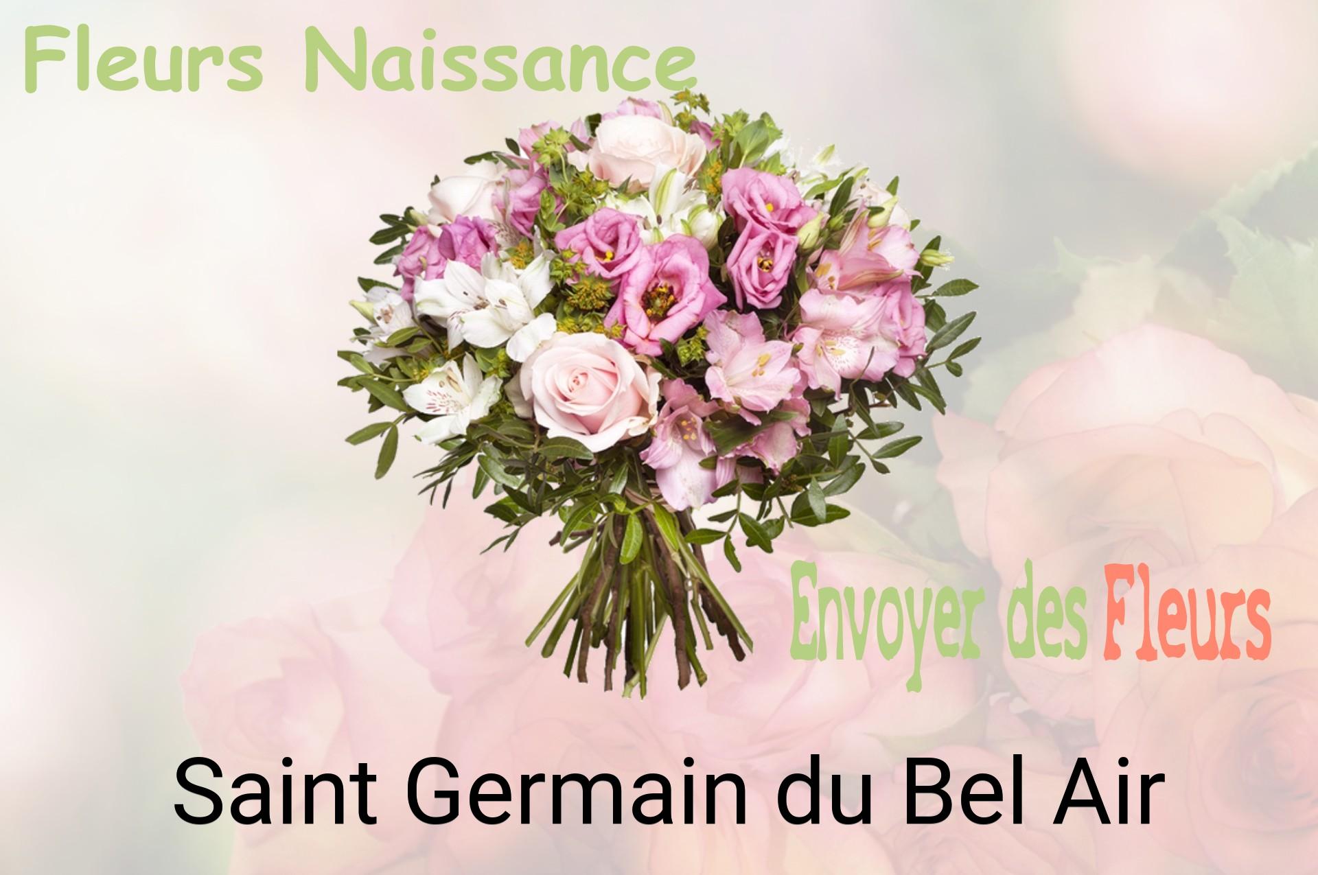 Bouquet de fleurs de naissance livré à Saint-Germain-du-Bel-Air